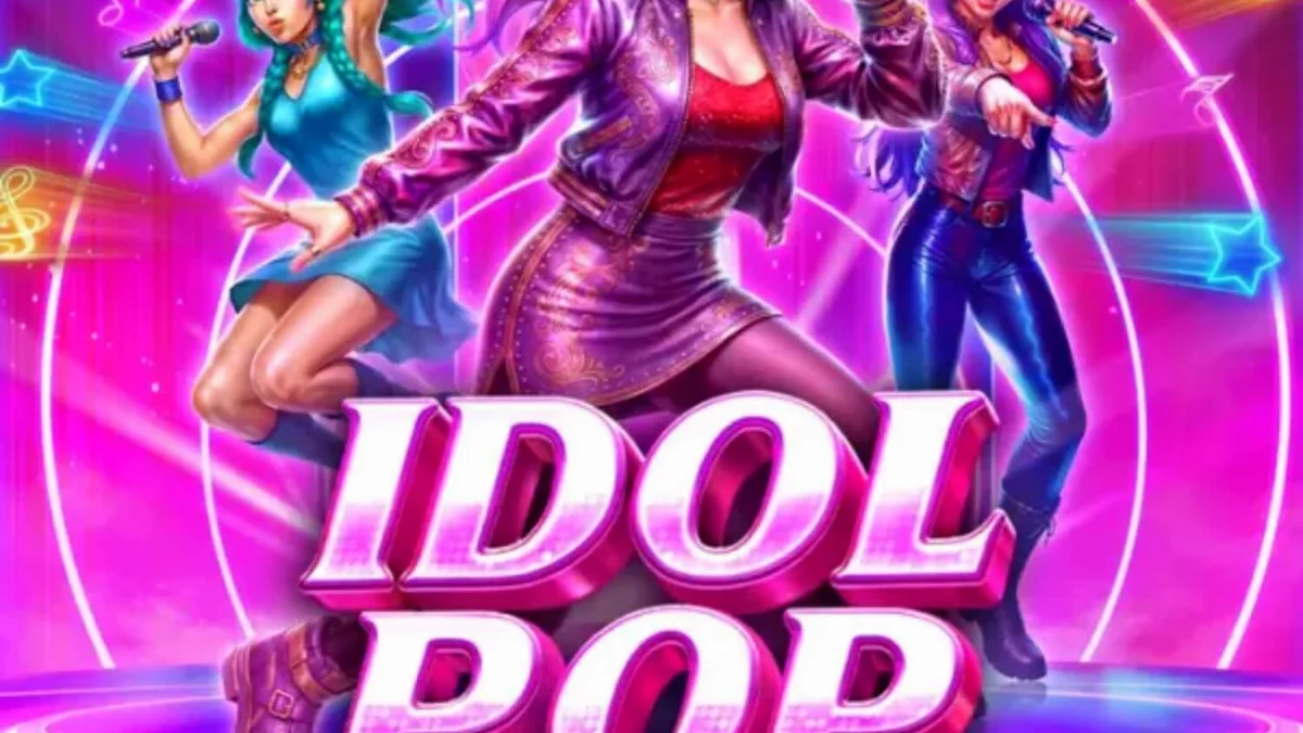 Idol Pop Fever slot machine featuring neon concert theme